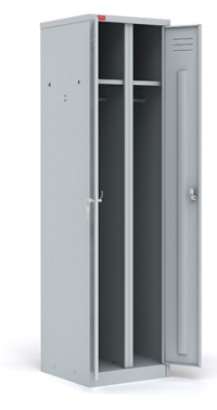 Шкаф металлический для одежды двухсекционный ШРМ-С-500